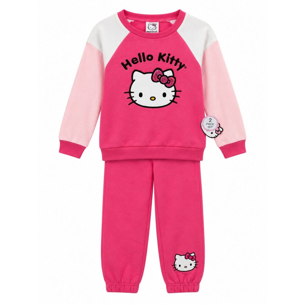 Size 8 - 10 - Hello Kitty Girls Pink Outfit –2 pc.– New with Tags